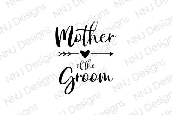 Mother of the Groom SVG: Elegant Wedding Design Assets