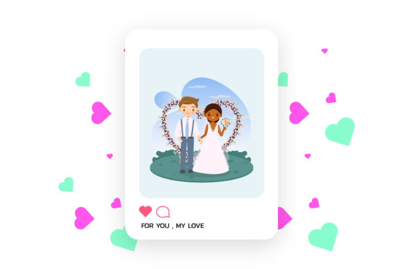 Valentine Photocard Love Wedding: A Versatile Design Asset