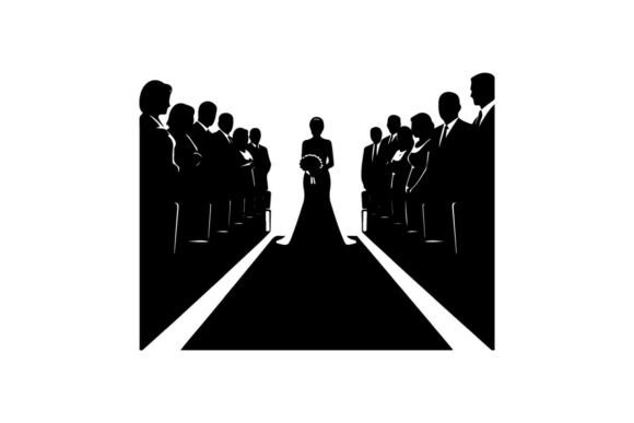 Wedding Ceremony Vector Illustration: A Versatile Design Asset