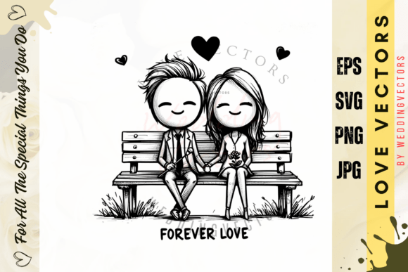 Wedding Couple and Love Vectors - C529: A Designer's Guide
