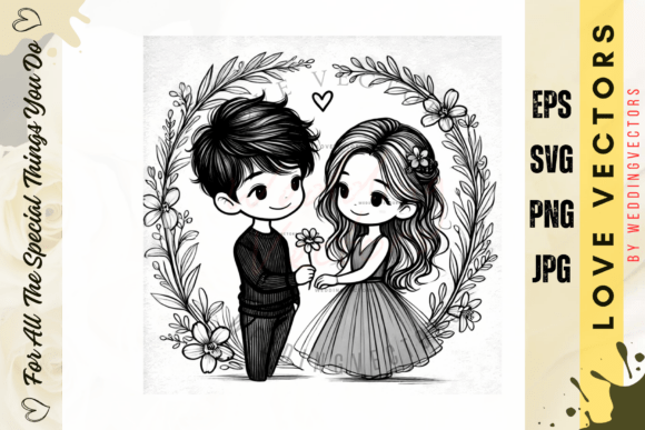 Wedding Couple and Love Vectors - C536: A Designer's Guide